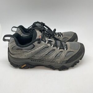 Merrell Moab 3 Shoes Mens 8 Grey Black Waterproof Low Hiking Trail Boots J035855
